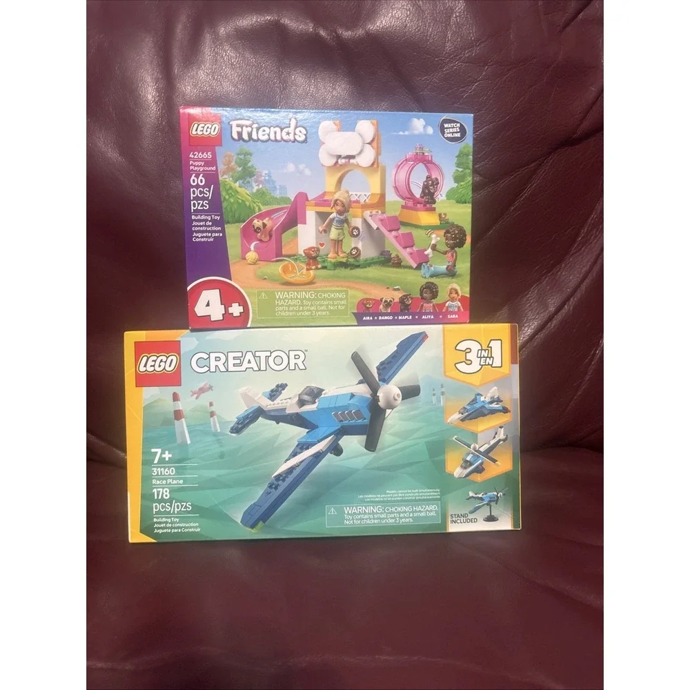 LEGO Lot of 2 Set Friends 42665 ,creator 31160 Airplane Boys/girls